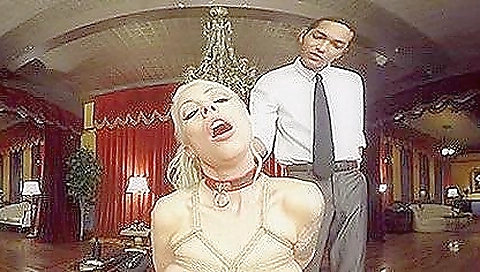 Hot asian milf gets fucked by a sex toy desk