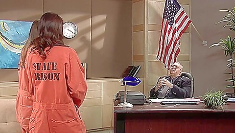 Busty blonde plays with her toy and pussy