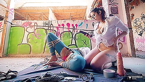 Masive blowjob in sexy lingerie